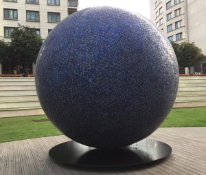 Blue globe