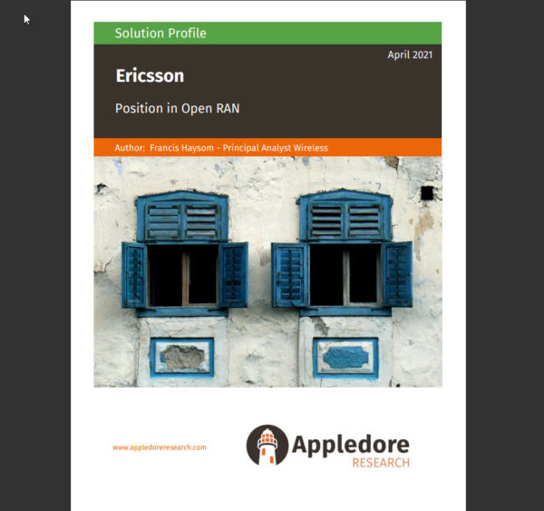 Solution Profile: Ericsson and Open RAN