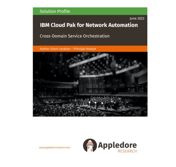 Solution Profile: IBM in Cross Domain Service Orchestration