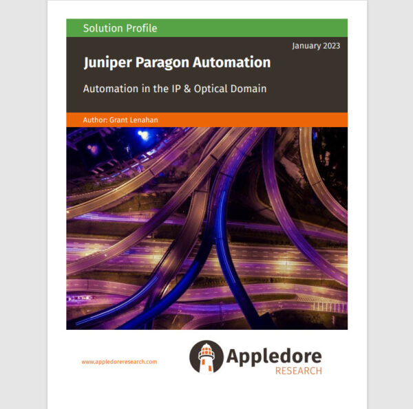 Juniper Networks Paragon Automation (IP domain)