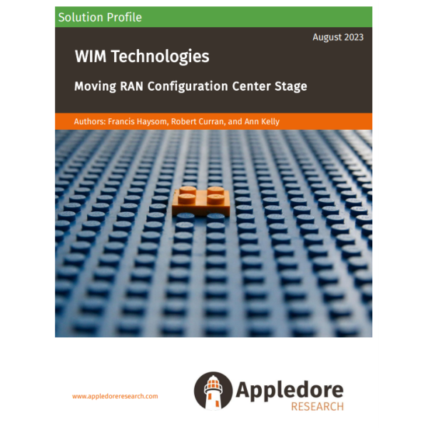 WIM Technologies: Moving RAN Configuration Center Stage